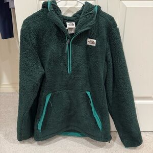 The North Face - Green - Pile Fleece Hoodie - Men’s Medium